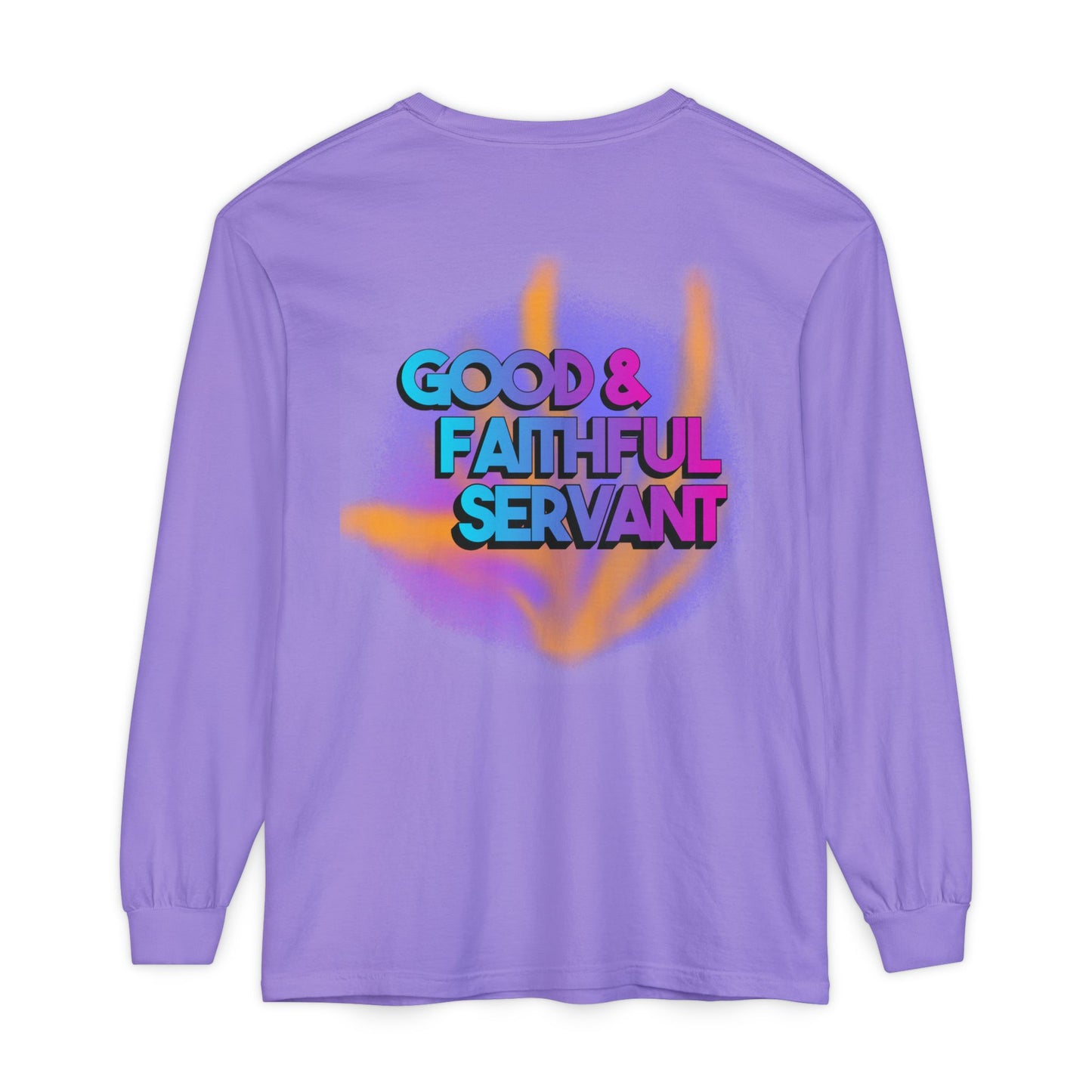 Minstry Fashion Good and Faithful Servant Long Sleeve Shirt for Women