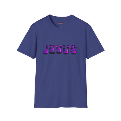 Ministry Fashion presents Neon Lightning Jesus T-Shirt