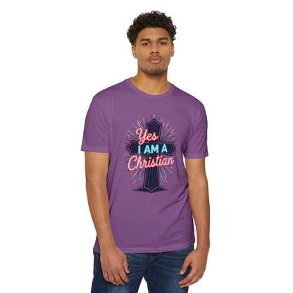 Ministry Fashion Christian Faith T-Shirt, Unisex Religious Tee, Yes I Am A Christian Shirt, Inspirational Apparel, Perfect for Church Events, Gifts