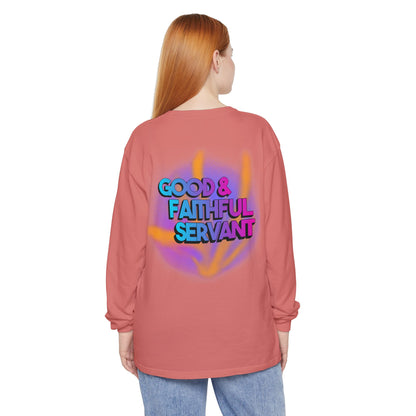Minstry Fashion Good and Faithful Servant Long Sleeve Shirt for Women