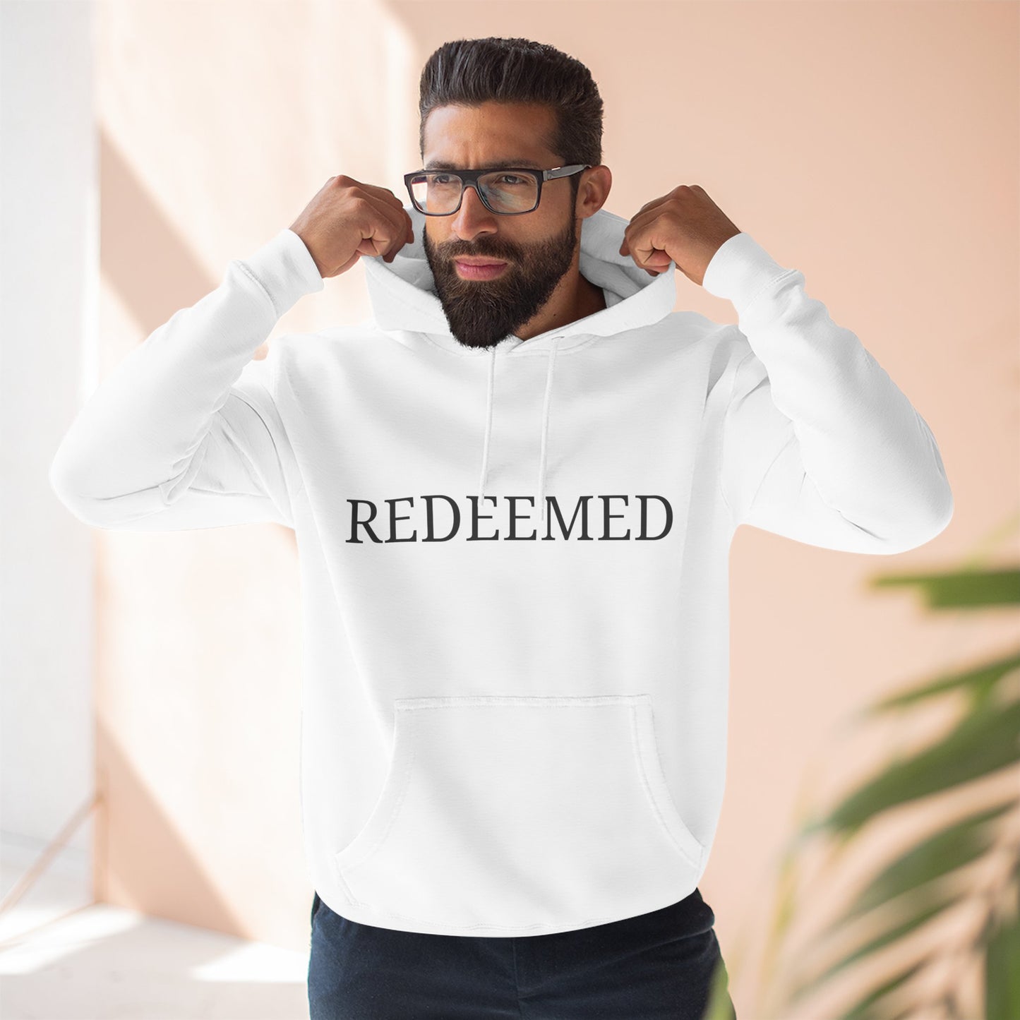 Ministry Fleece "REDEEMED" Hoodie in Honor of Charlie Kirk