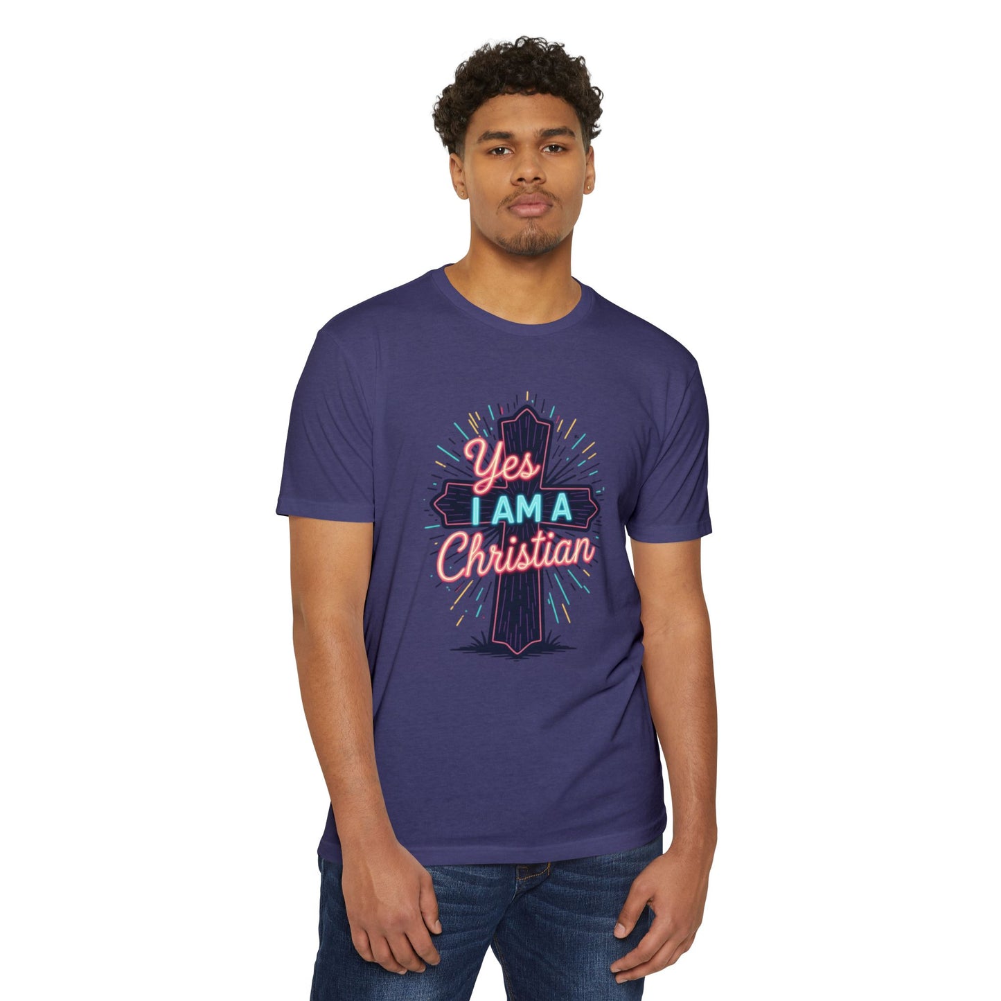 Ministry Fashion Christian Faith T-Shirt, Unisex Religious Tee, Yes I Am A Christian Shirt, Inspirational Apparel, Perfect for Church Events, Gifts