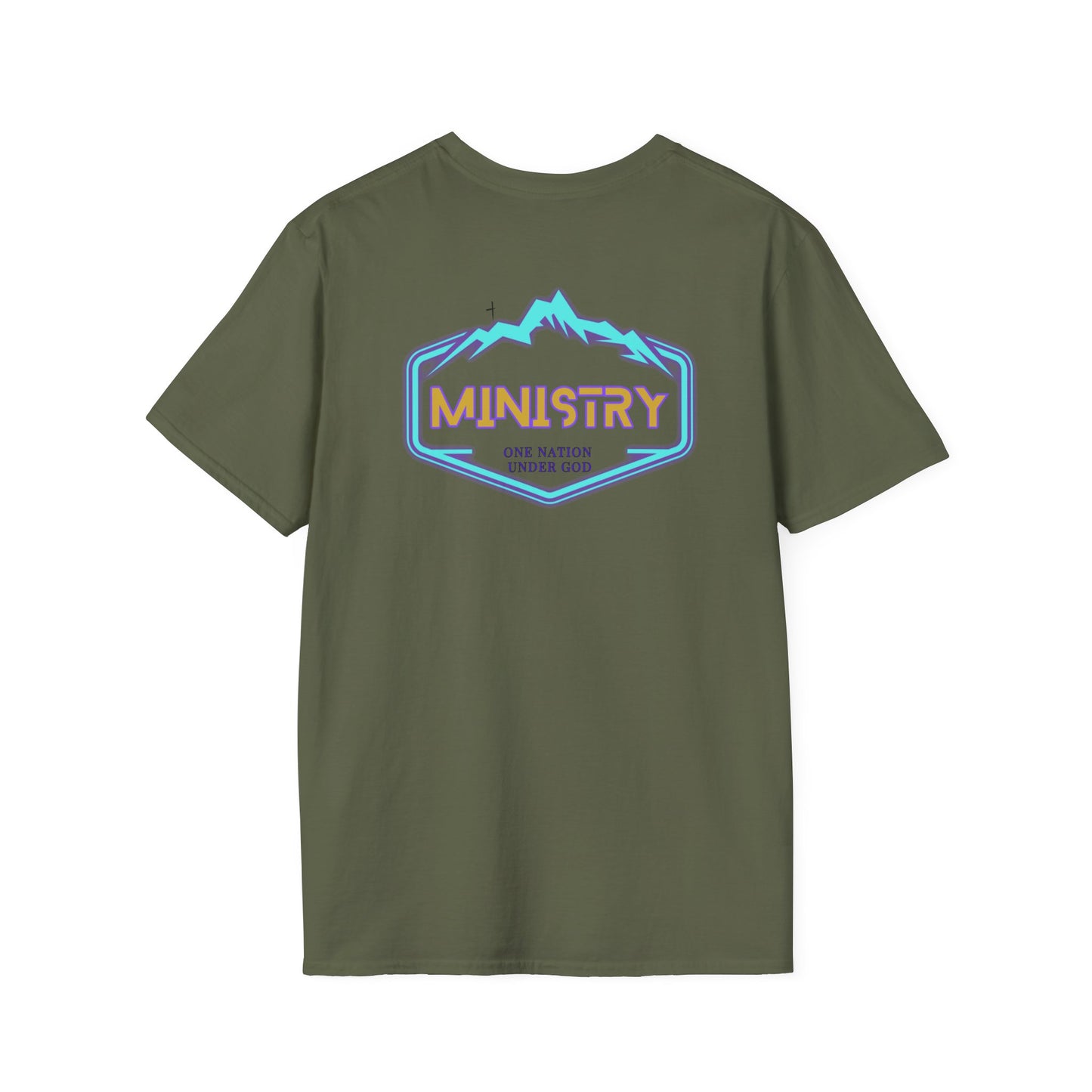 Ministry Fashion presents Neon Lightning Jesus T-Shirt