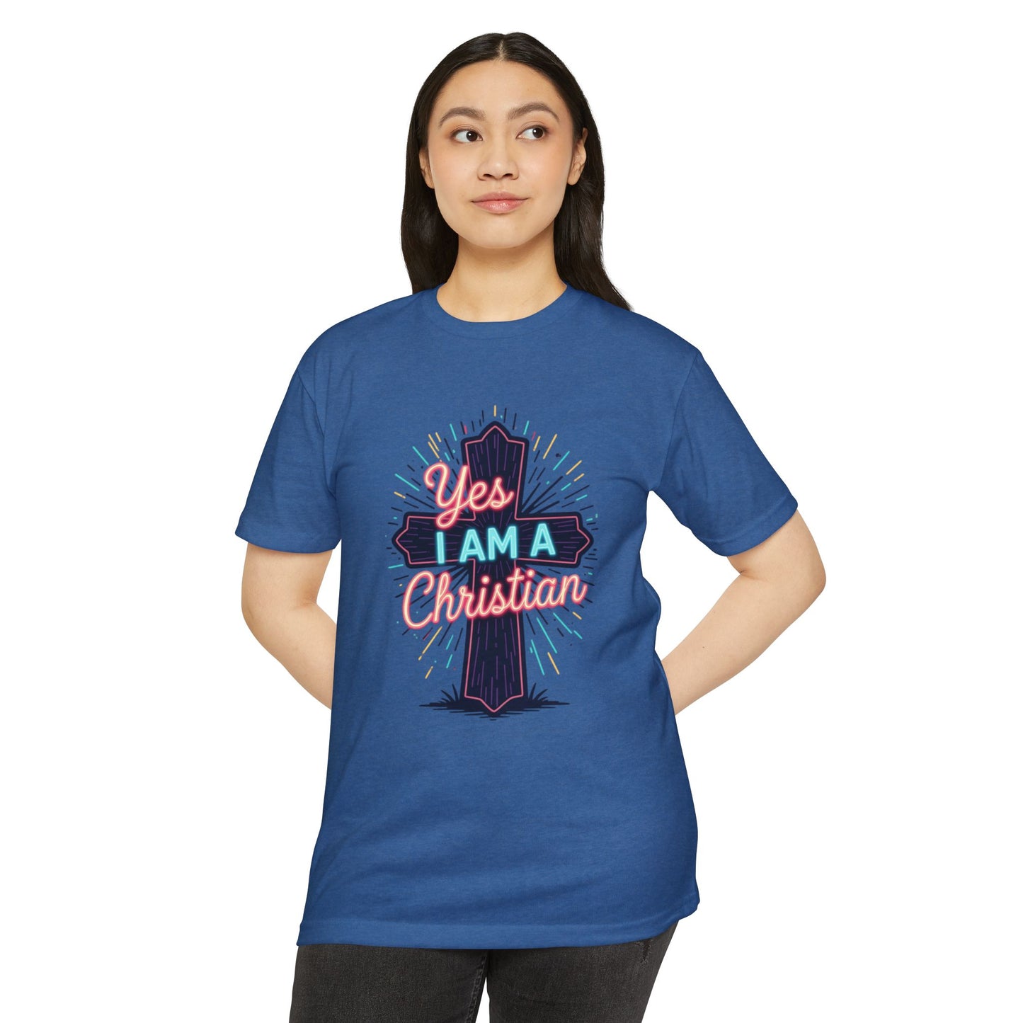 Ministry Fashion Christian Faith T-Shirt, Unisex Religious Tee, Yes I Am A Christian Shirt, Inspirational Apparel, Perfect for Church Events, Gifts