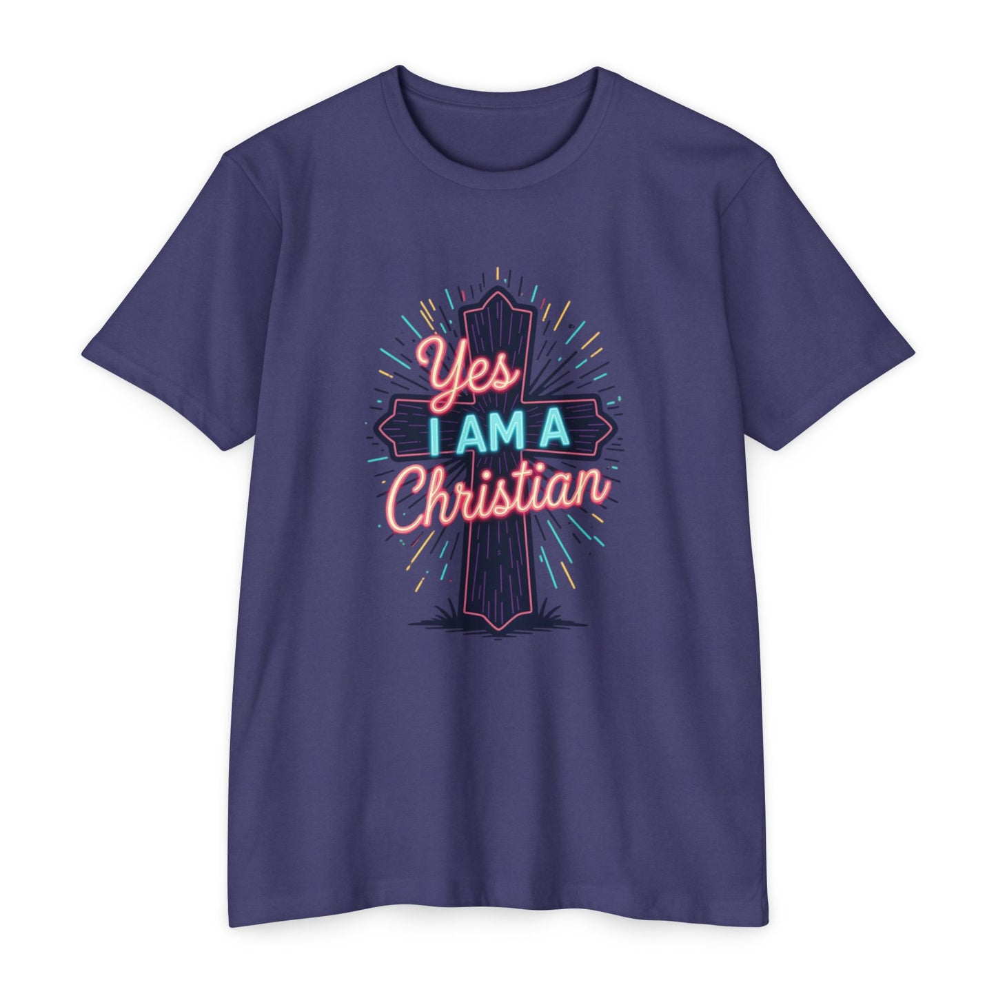Ministry Fashion Christian Faith T-Shirt, Unisex Religious Tee, Yes I Am A Christian Shirt, Inspirational Apparel, Perfect for Church Events, Gifts