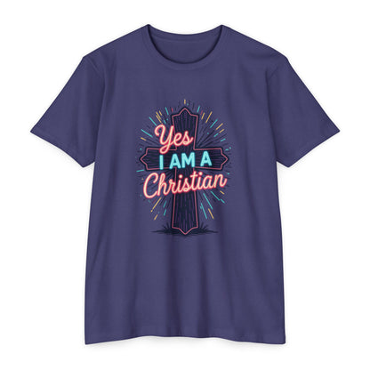 Ministry Fashion Christian Faith T-Shirt, Unisex Religious Tee, Yes I Am A Christian Shirt, Inspirational Apparel, Perfect for Church Events, Gifts