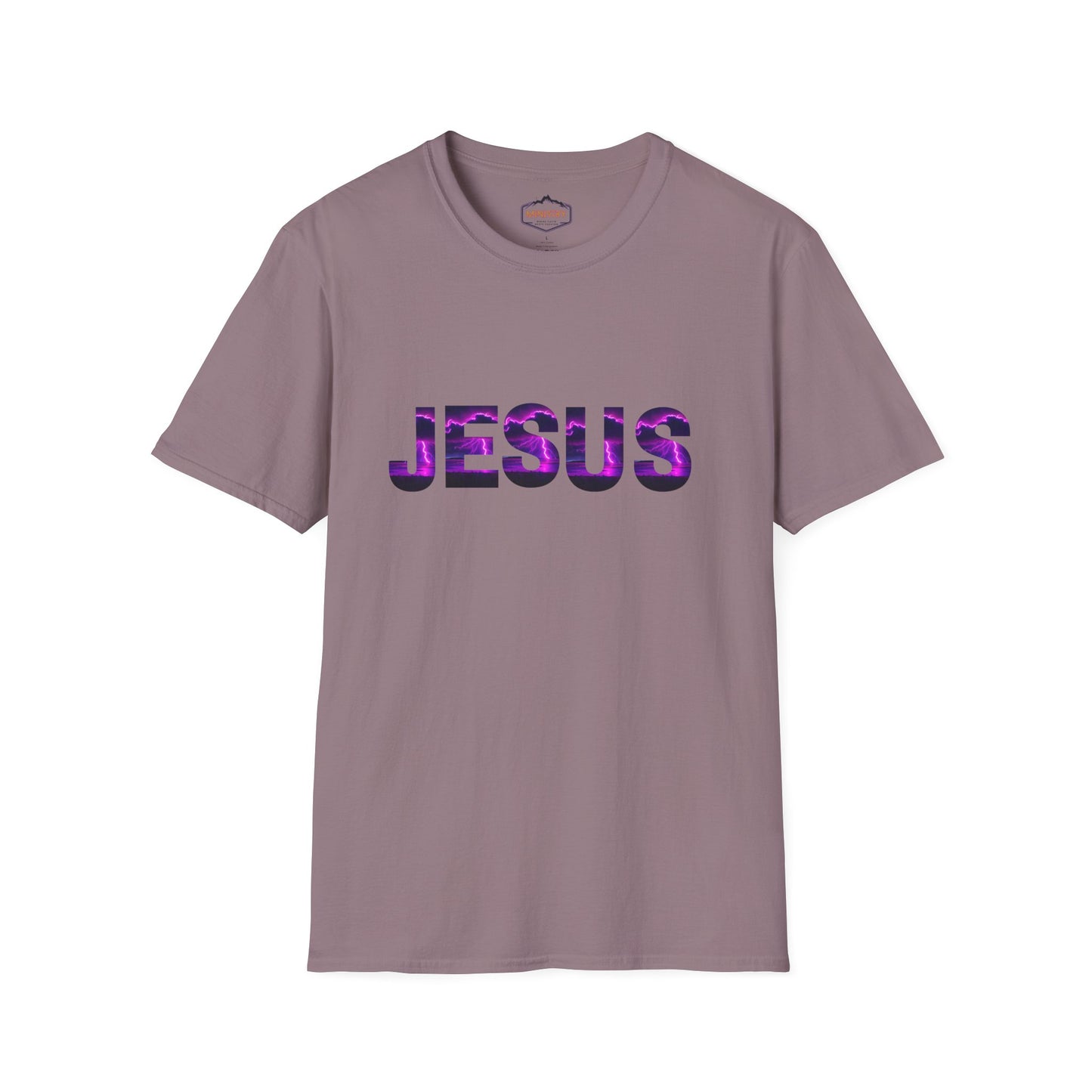 Ministry Fashion presents Neon Lightning Jesus T-Shirt