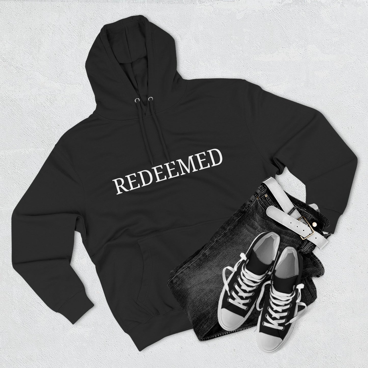 Ministry Fleece "REDEEMED" Hoodie - In Honor of Charlie Kirk