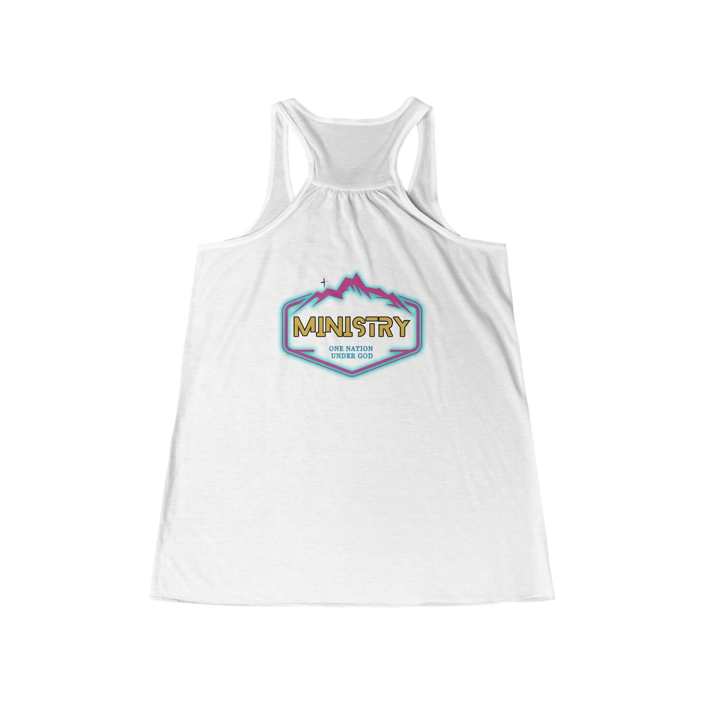 Ministry Fashion "Heaven's Not So Far Away" Flowy Racerback Tank Top
