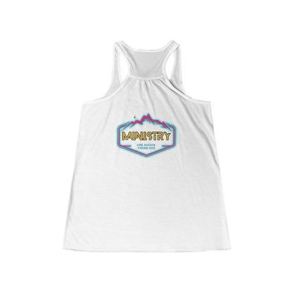 Ministry Fashion "Heaven's Not So Far Away" Flowy Racerback Tank Top
