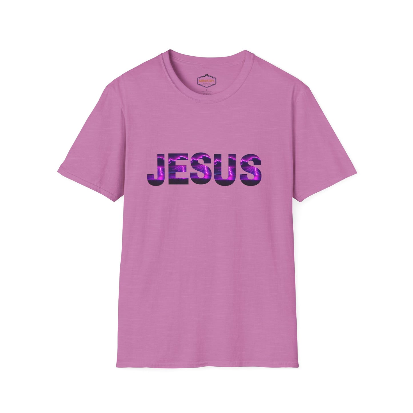 Ministry Fashion presents Neon Lightning Jesus T-Shirt
