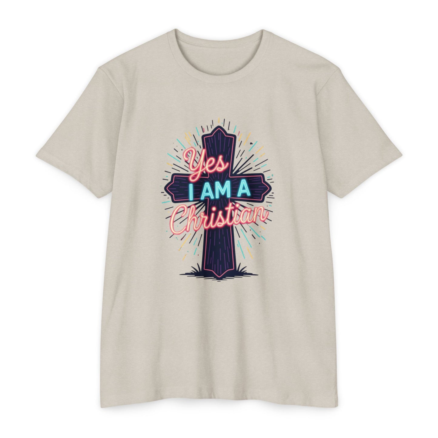 Ministry Fashion Christian Faith T-Shirt, Unisex Religious Tee, Yes I Am A Christian Shirt, Inspirational Apparel, Perfect for Church Events, Gifts