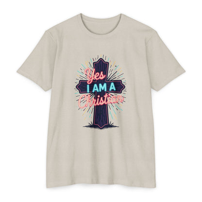 Ministry Fashion Christian Faith T-Shirt, Unisex Religious Tee, Yes I Am A Christian Shirt, Inspirational Apparel, Perfect for Church Events, Gifts