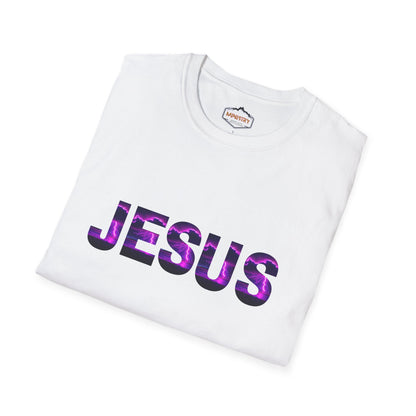 Ministry Fashion presents Neon Lightning Jesus T-Shirt