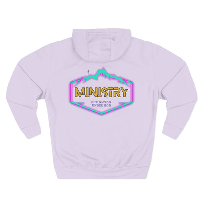Ministry Three-Panel Fleece Hoodie Featuring 'Good & Faithful Servant'