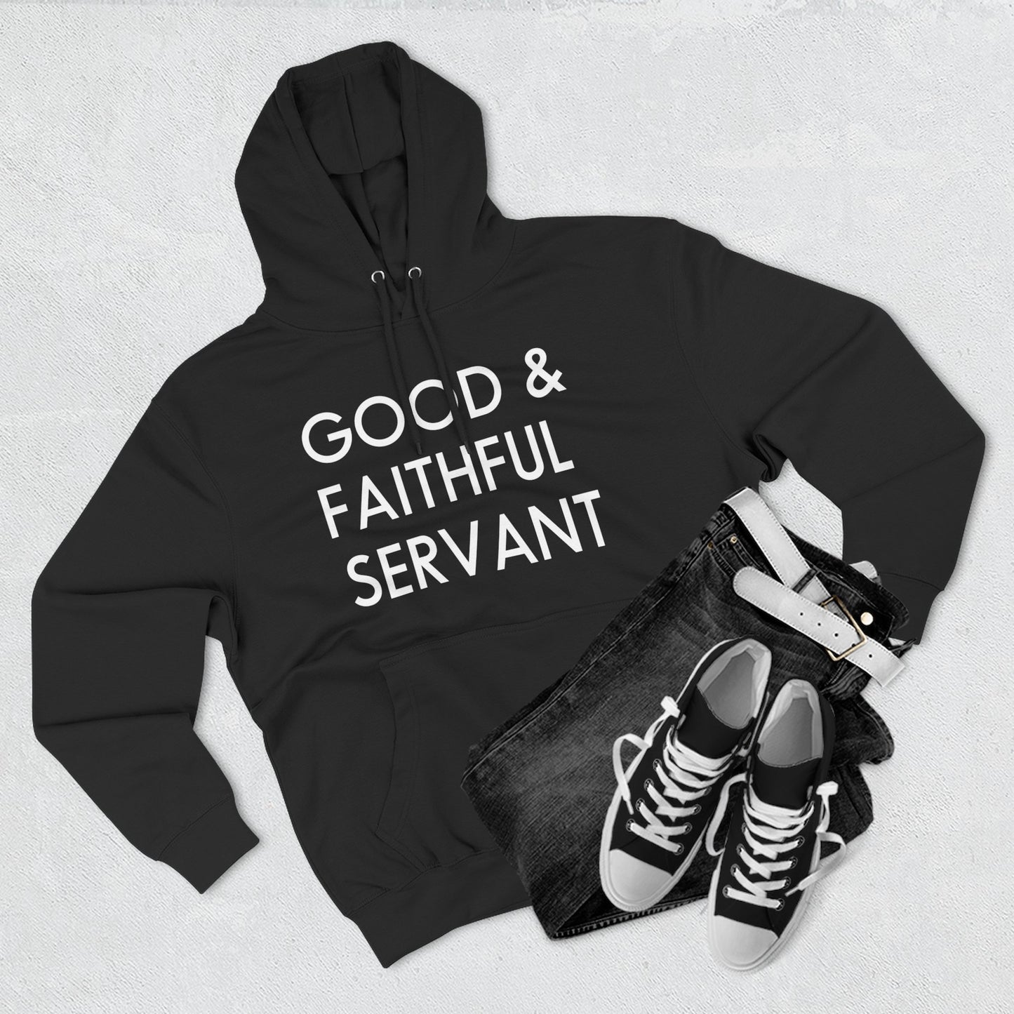 Ministry "Good and Faithful Servant" Fleece Hoodie