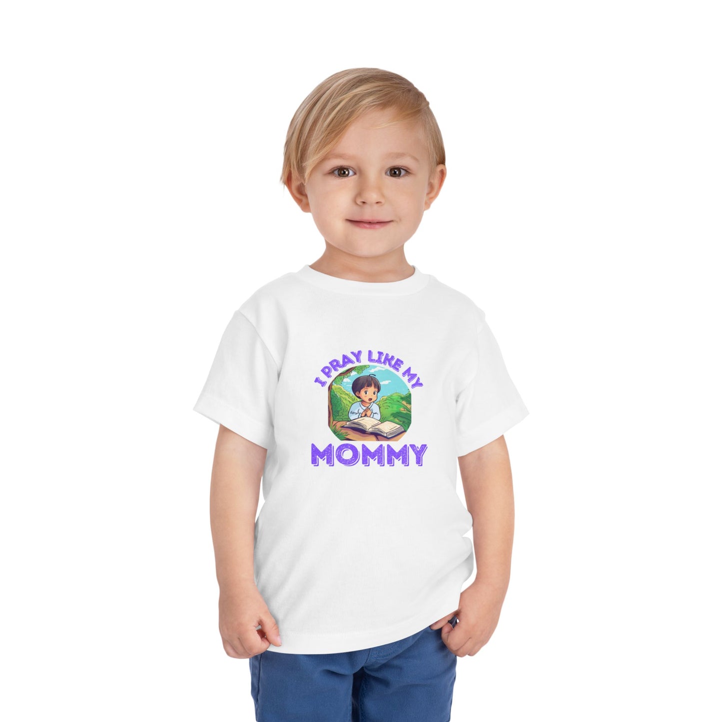 "I Pray Like My Mommy" Ministry Toddler T-Shirt
