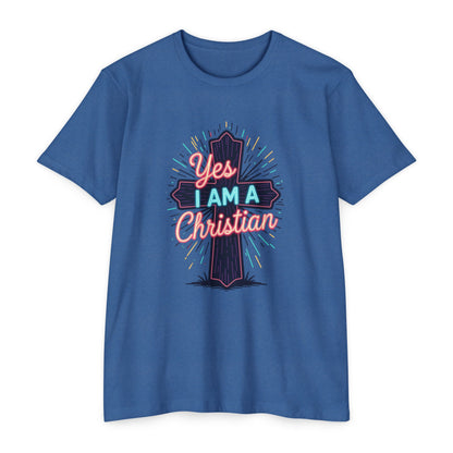 Ministry Fashion Christian Faith T-Shirt, Unisex Religious Tee, Yes I Am A Christian Shirt, Inspirational Apparel, Perfect for Church Events, Gifts