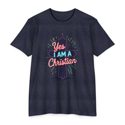 Ministry Fashion Christian Faith T-Shirt, Unisex Religious Tee, Yes I Am A Christian Shirt, Inspirational Apparel, Perfect for Church Events, Gifts