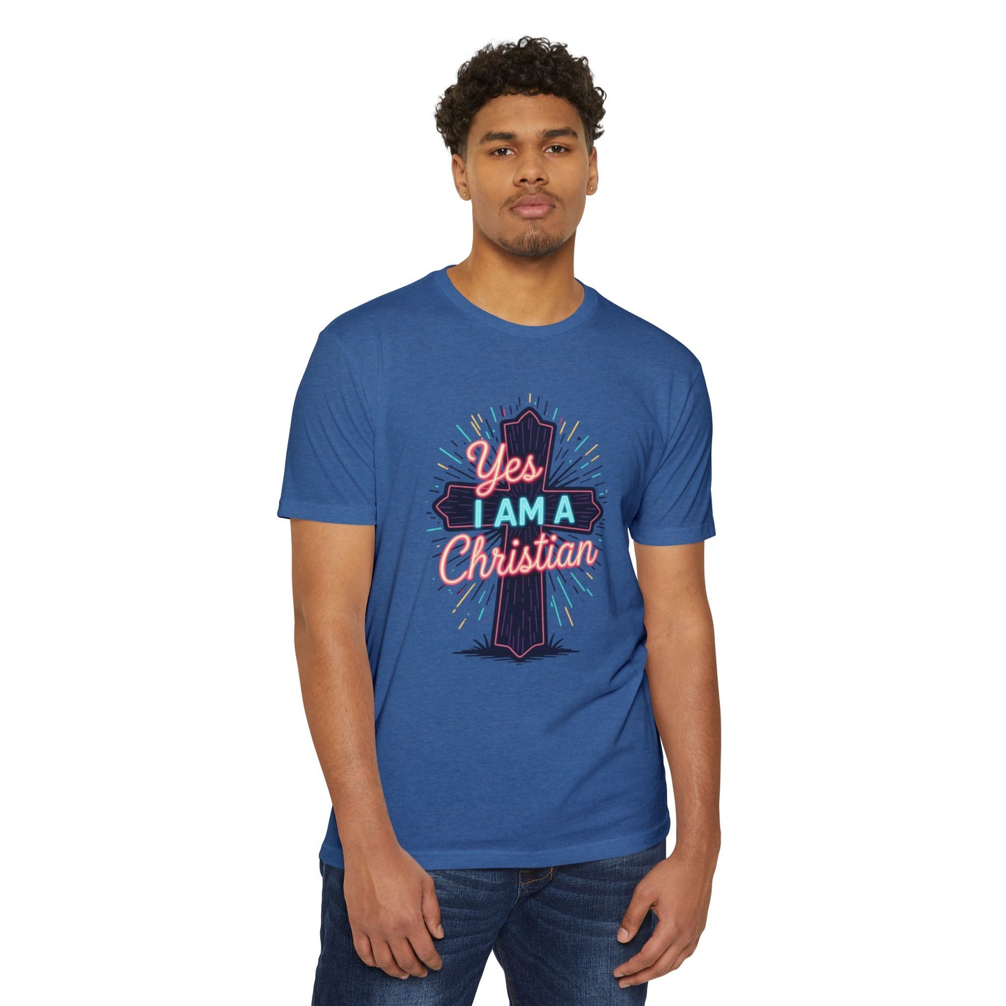 Ministry Fashion Christian Faith T-Shirt, Unisex Religious Tee, Yes I Am A Christian Shirt, Inspirational Apparel, Perfect for Church Events, Gifts