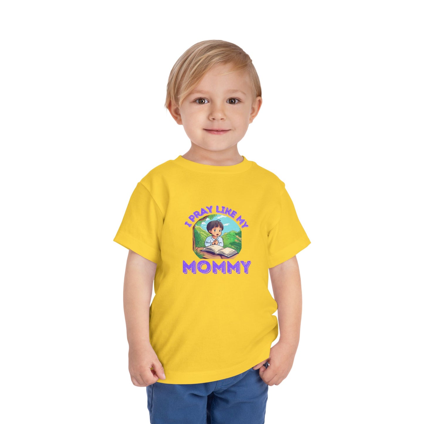"I Pray Like My Mommy" Ministry Toddler T-Shirt