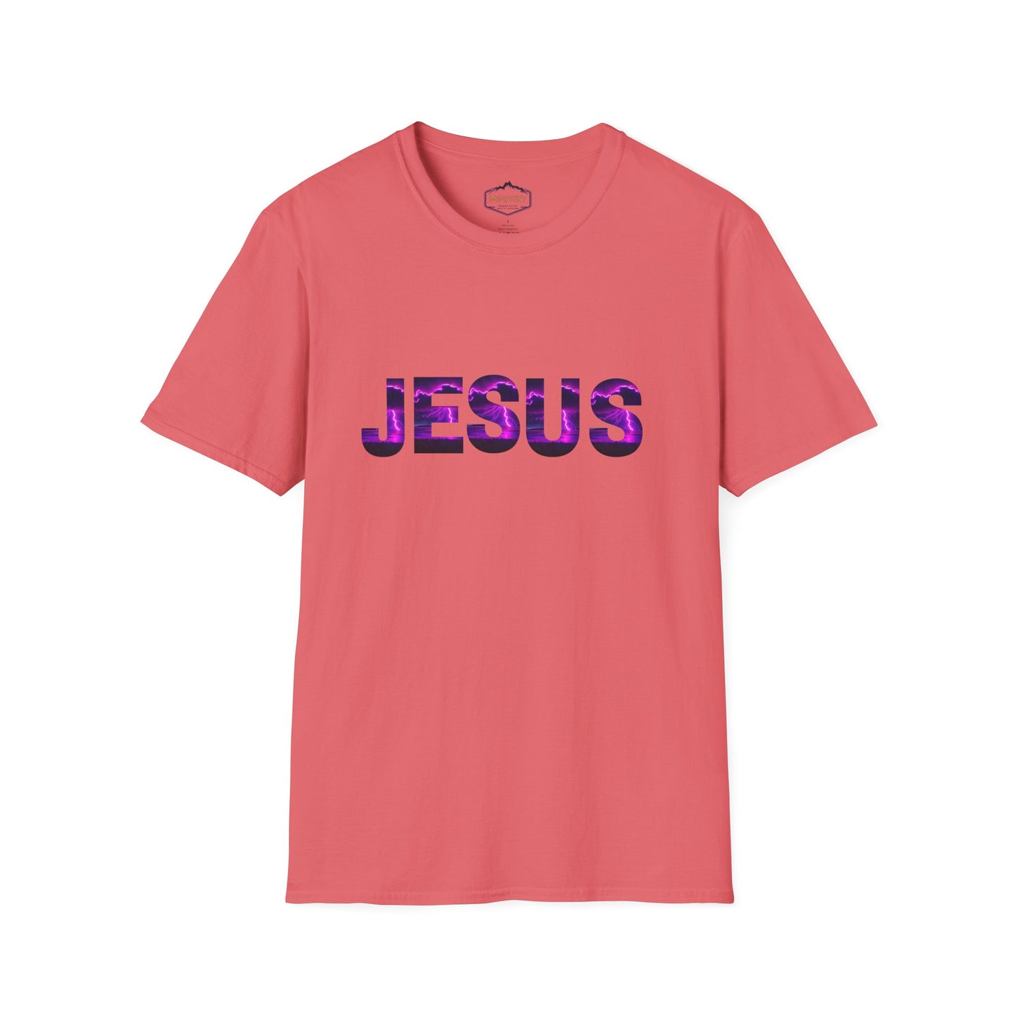 Ministry Fashion presents Neon Lightning Jesus T-Shirt